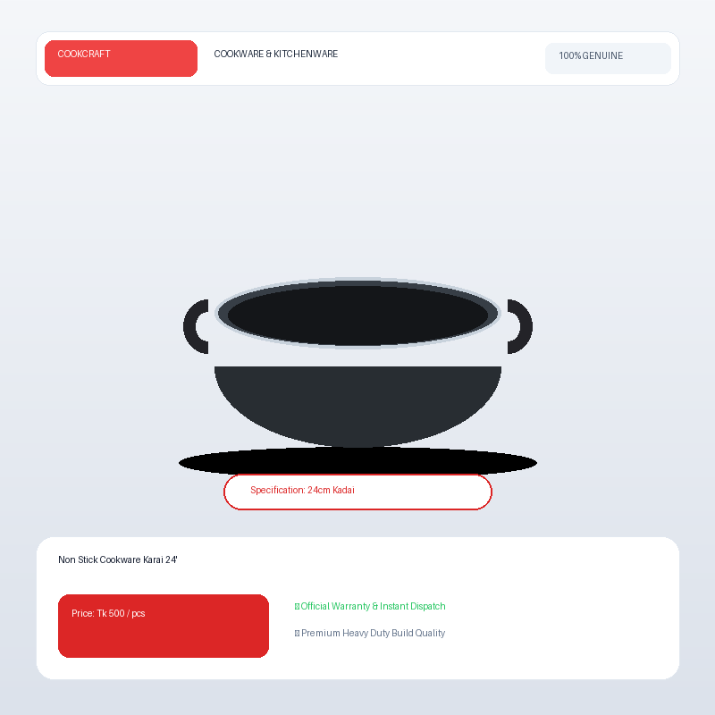 Non Stick Cookware Karai 24'